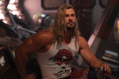 Chris Hemsworth nel film Marvel Thor: Love and Thunder