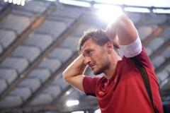 Francesco Totti si allena