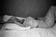 Marilyn Monroe  a letto in una foto di Eve Arnold