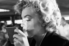 Marilyn Monroe sul set di Niagara