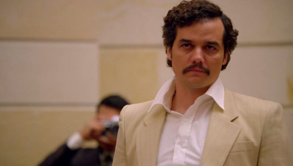 Wagner Moura è Pablo Escobar in Narcos