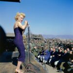Marilyn Monroe in Corea nel 1954