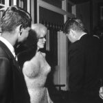 Marilyn Monroe con John F. Kennedy e Robert Kennedy