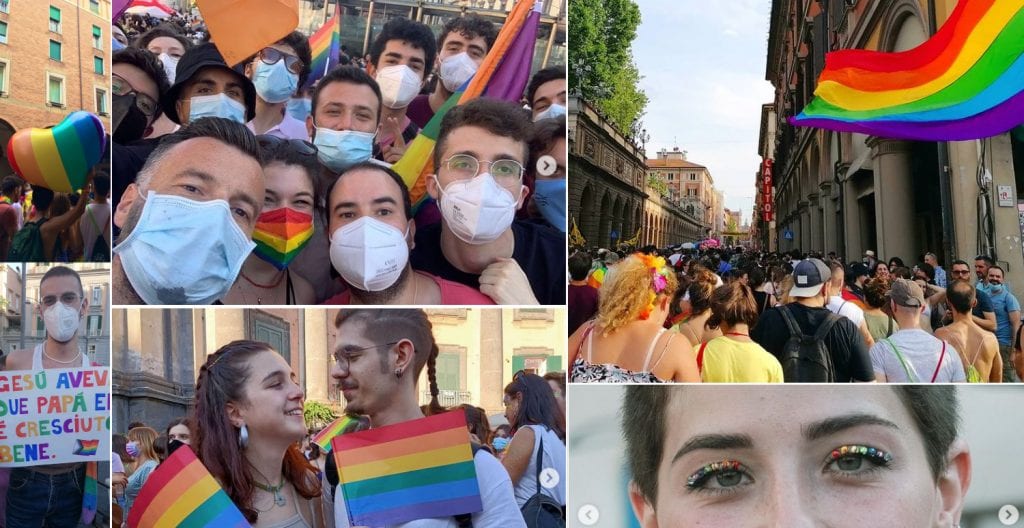 Pride 2021 Bologna Napoli foto