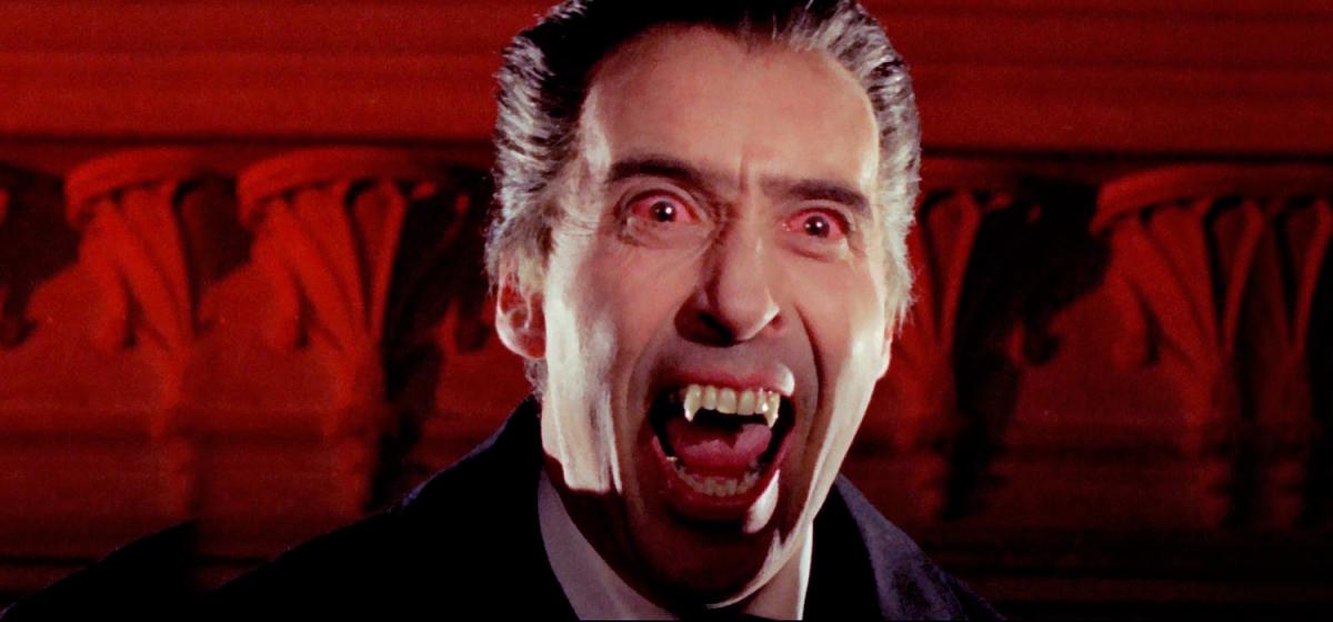 Christopher Lee in Dracula il Vampiro