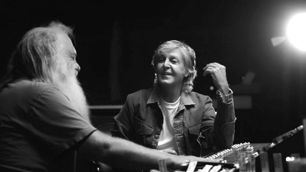 Un'immagine del documentario McCartney 3,2,1