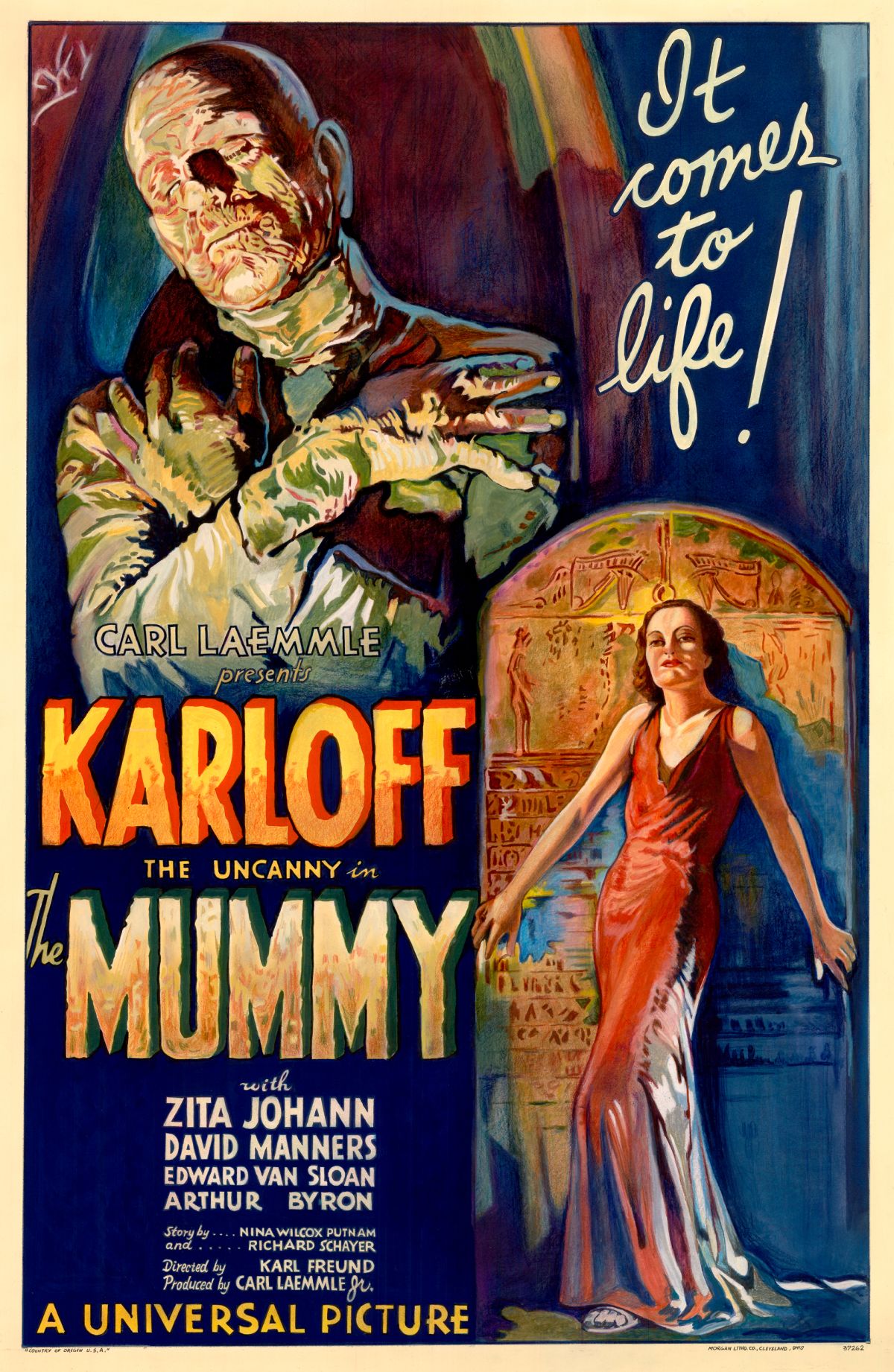 La Mummia, il poster del film