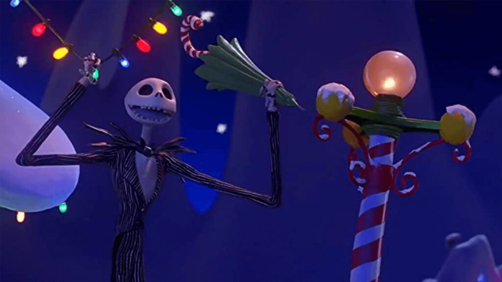 Jack Skeletron in Nightmare Before Christmas