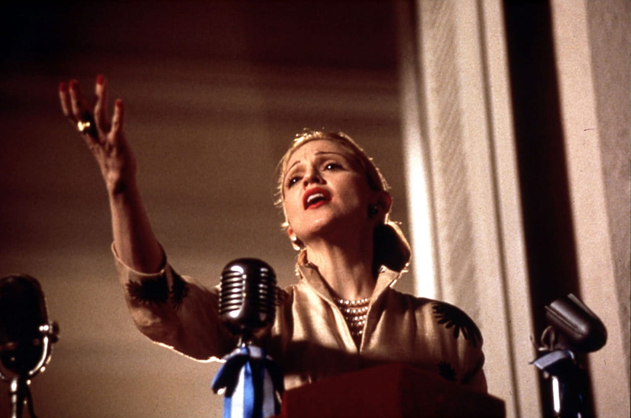 Madonna nel film Evita