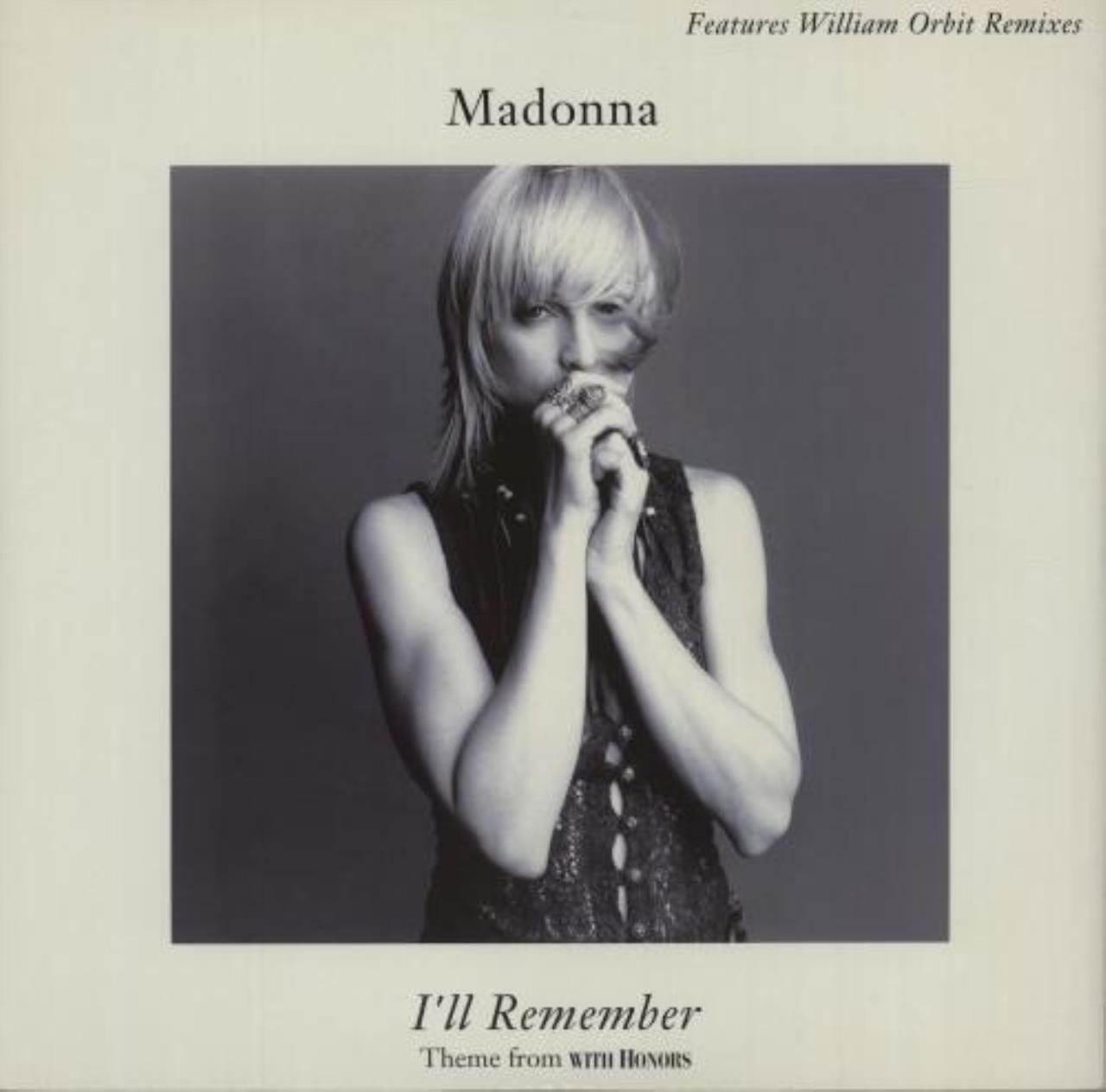 Madonna sulla cover del singolo di I'll Remember