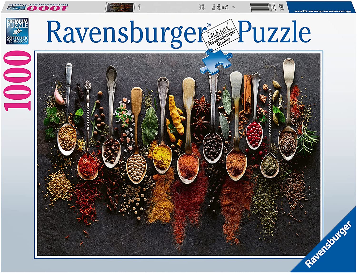 Ravensburger Puzzle, Puzzle 1000 Pezzi, Spezie da Tutto il Mondo,