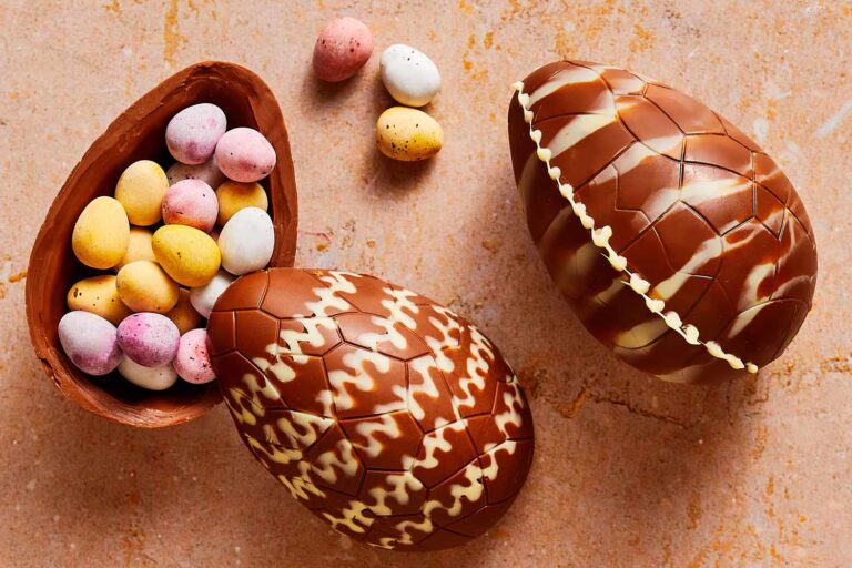 uova di cioccolato decorate