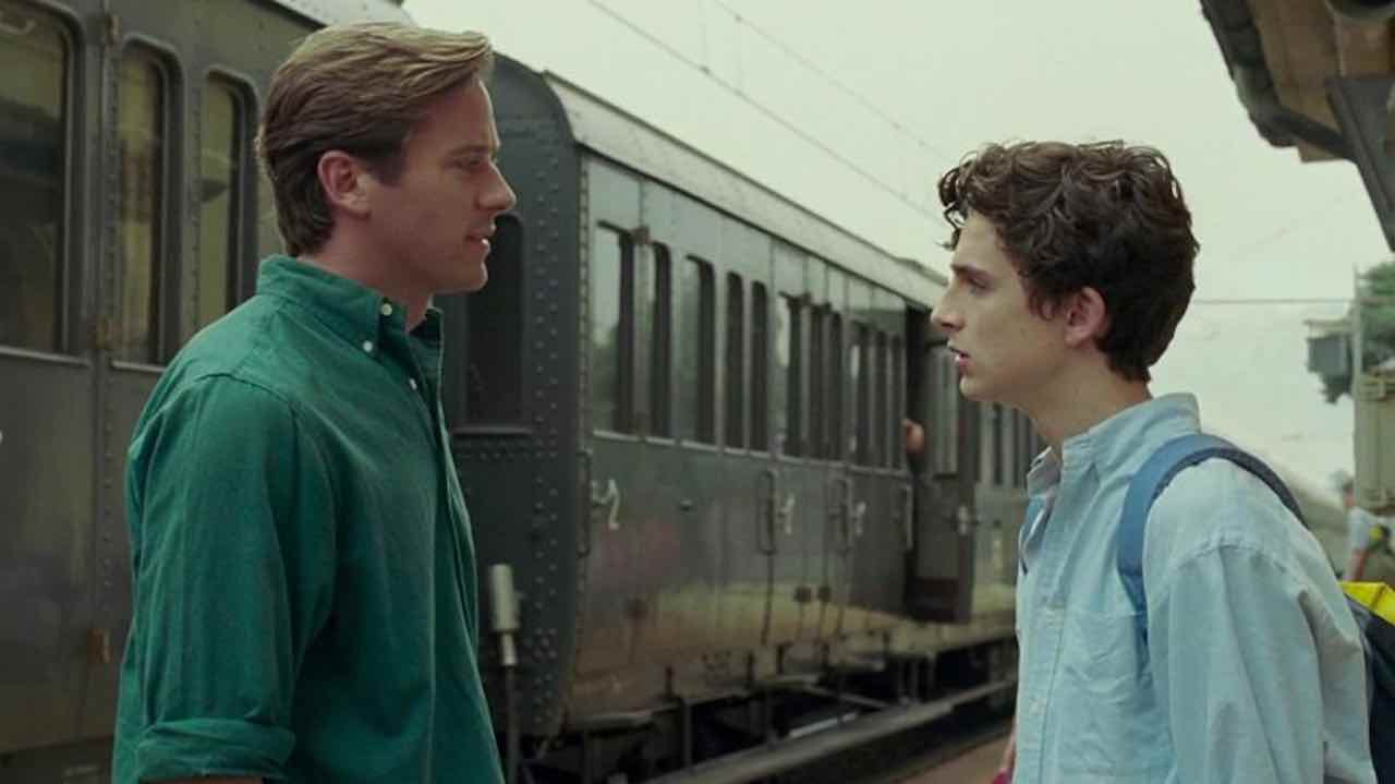 Timothée Chalamet e Armie Hammer in Chiamami col tuo nome