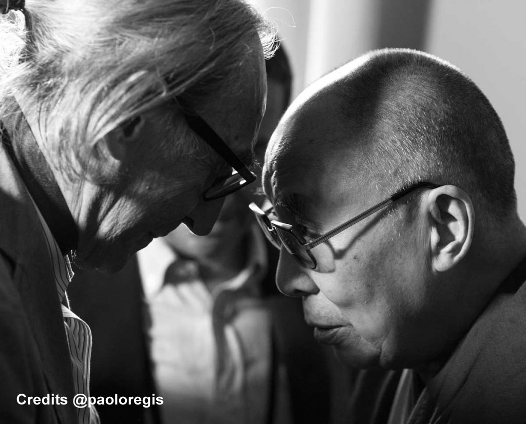 Franco Battiato e il Dalai Lama