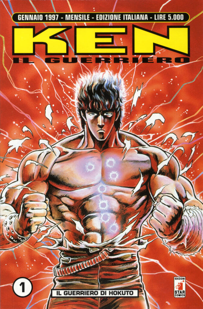 la copertina di un volume di ken il guerriero