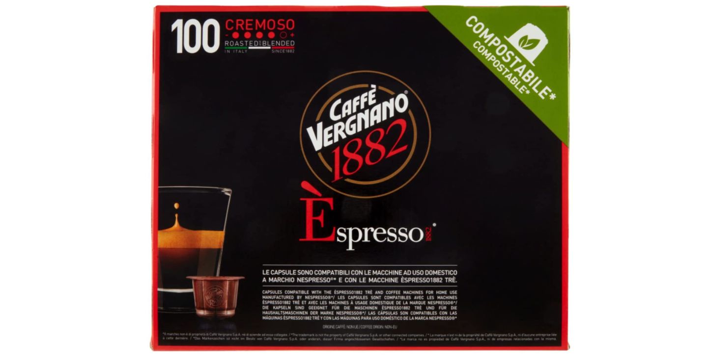 Caffè Vergnano 1882, Capsule compatibili Nespresso