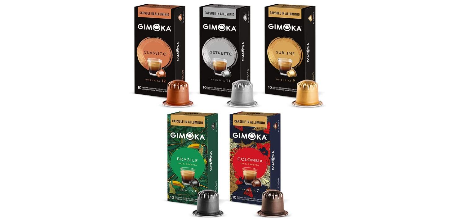Caffè Gimoka in capsule compatibili per macchine Nespresso