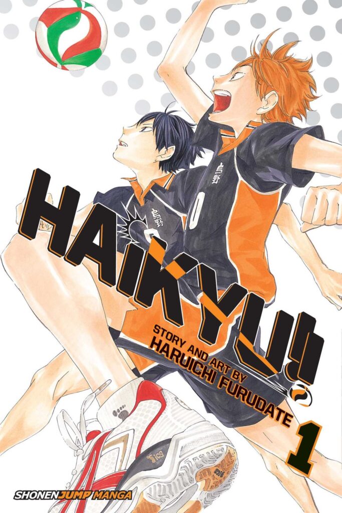 la copertina di un volume di haikyu