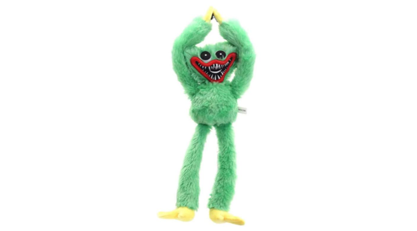 Huggy Wuggy peluche horror verde