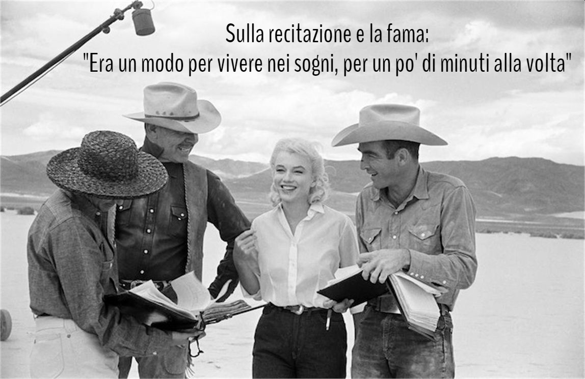 Marilyn Monroe: frasi sulla recitazione e sul cinema