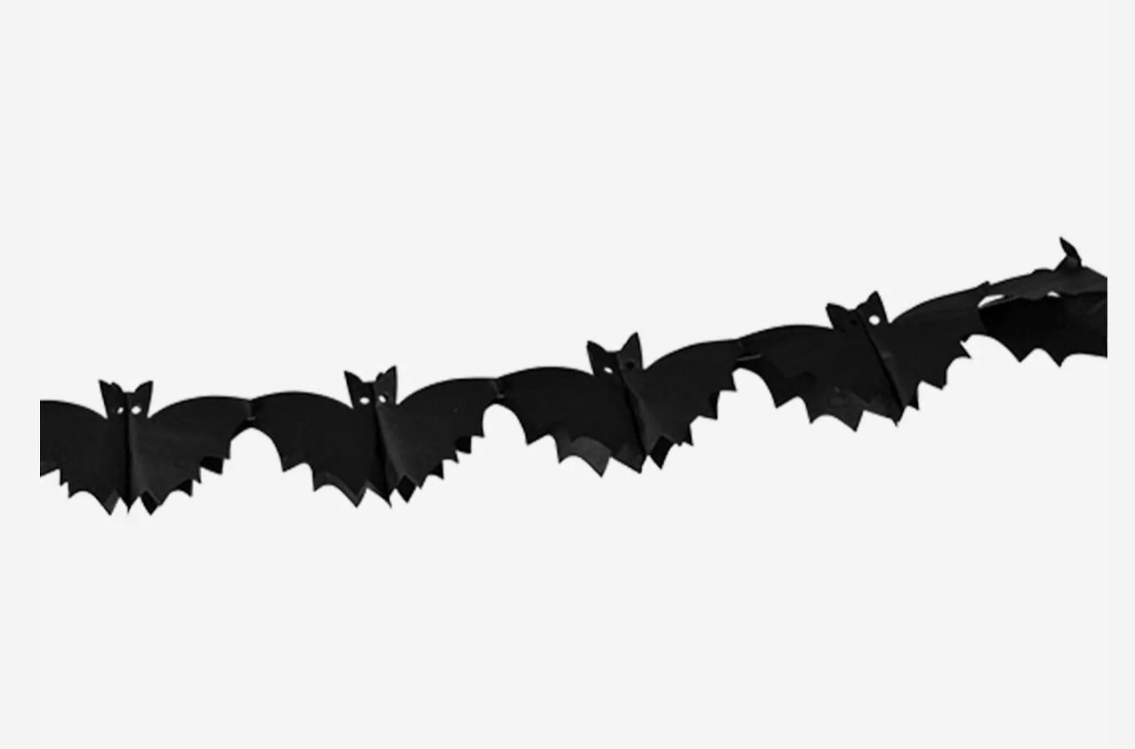 Ghirlanda di Halloween 2022 con pipistrelli di carta