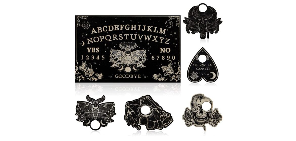 WICCSTAR Classico Tavola Ouija Board con Planchette e Istruzioni Dettagliate (in