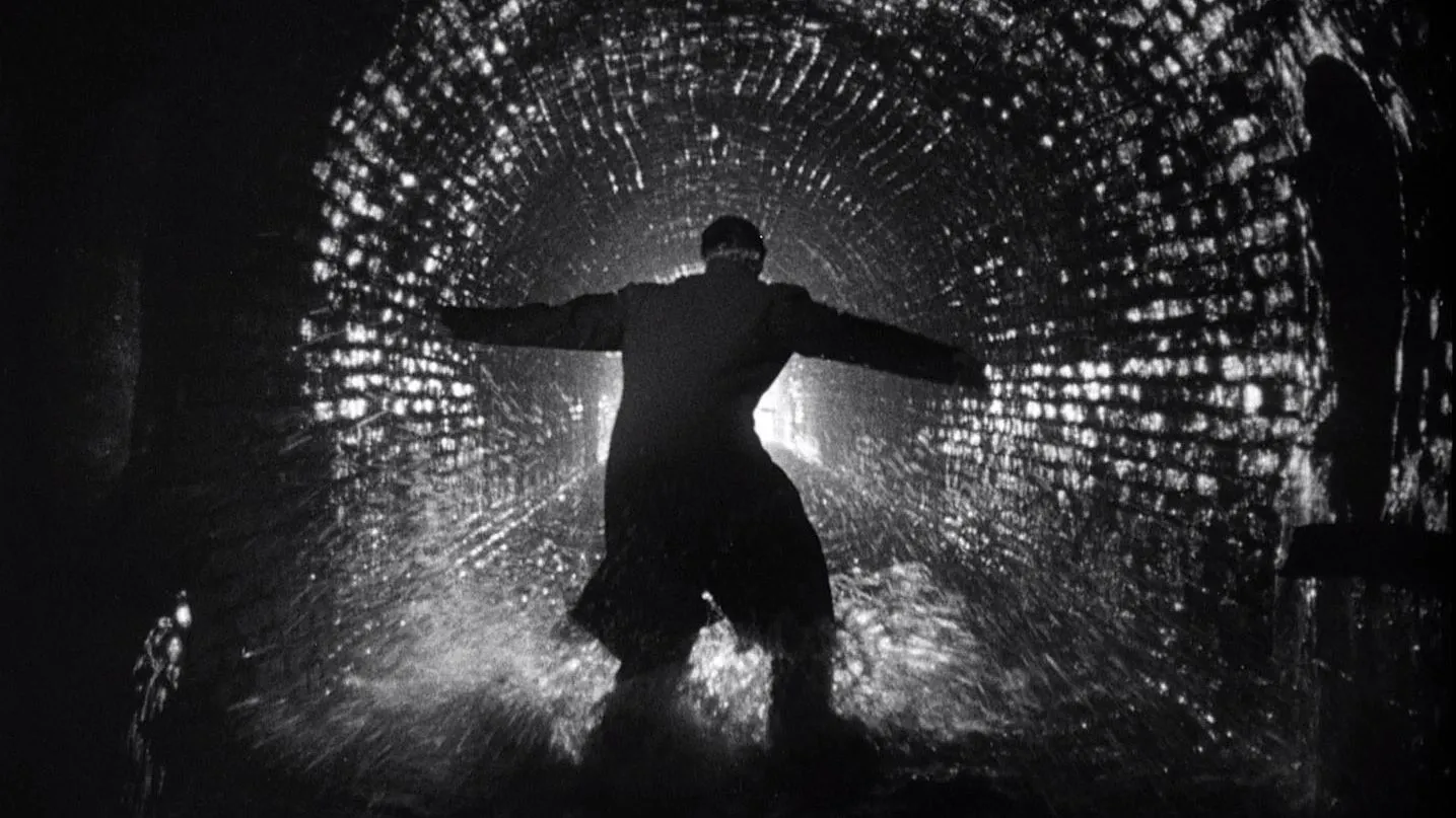 Orson Welles nel film Il terzo uomo