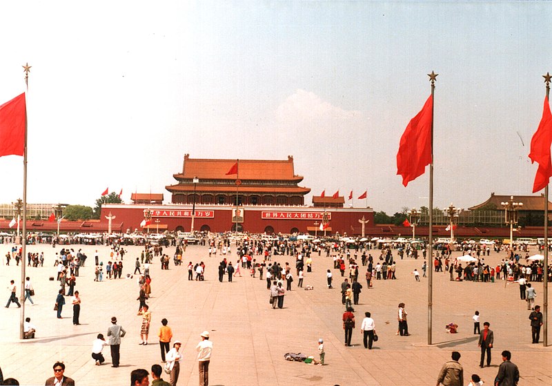 Piazza Tien An Men a Pechino