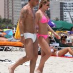 Francesco Totti in slip bianco, con la ex moglie