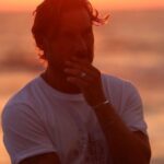 Francesco Totti, una foto al tramonto