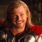 Chris Hemsworth nel ruolo di Thor in uno dei film Marvel