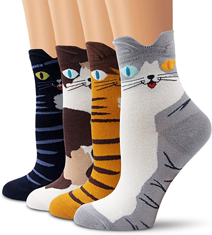 calzini a forma di gatto