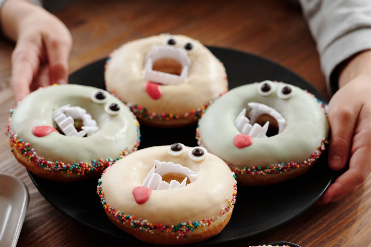 Donuts con facce da mostro