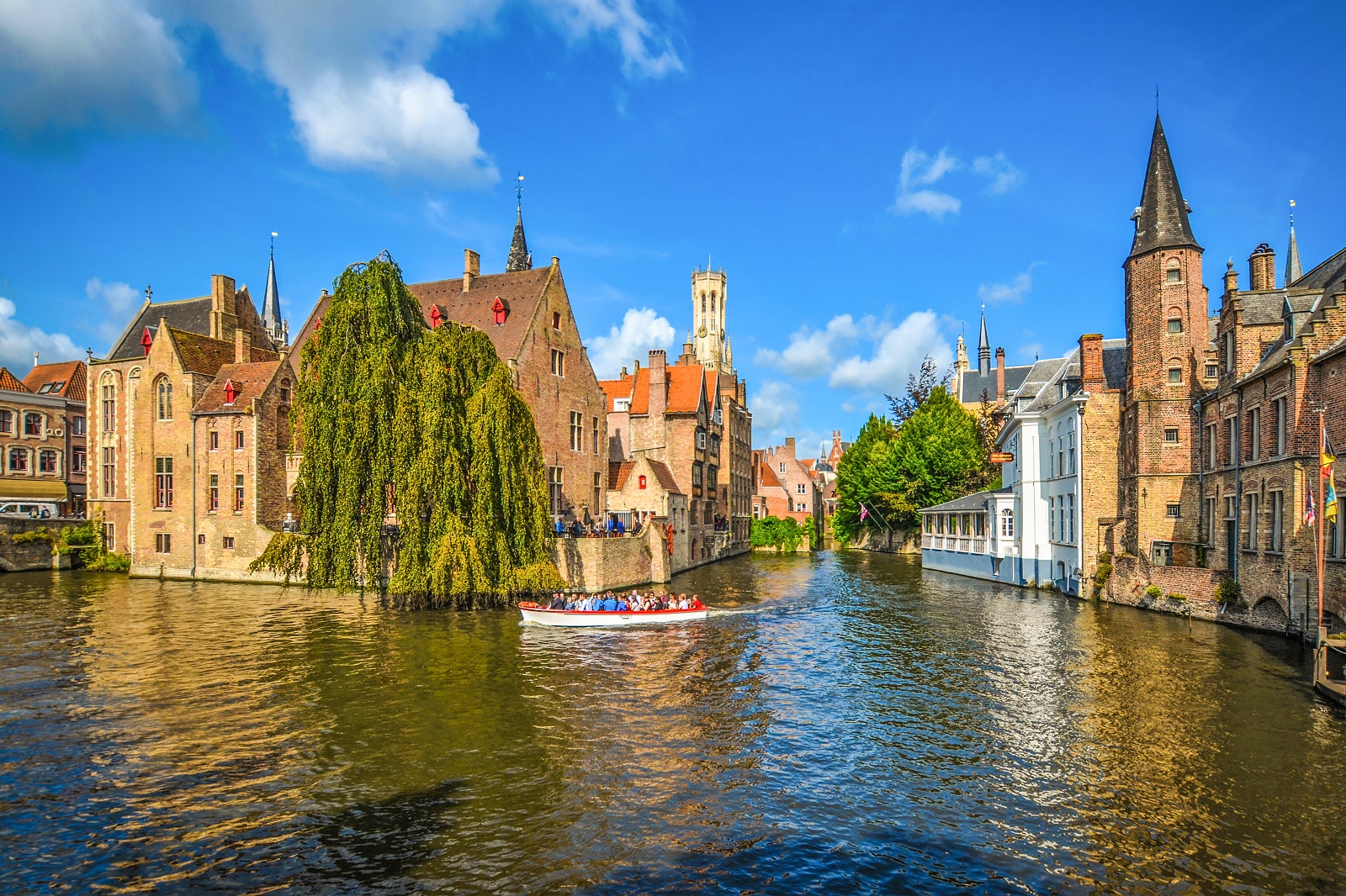Uno splendido scorcio di Bruges