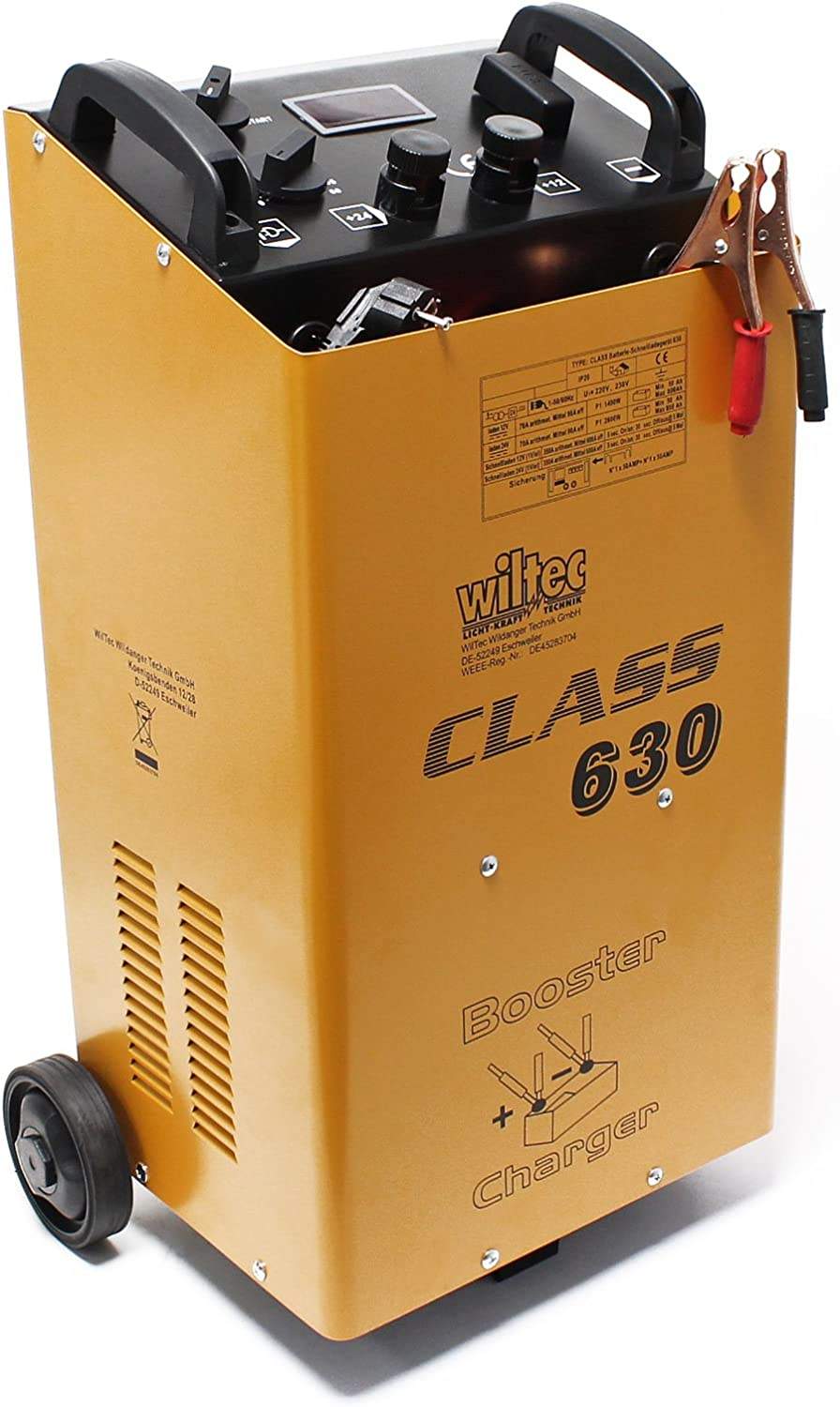 Il caricabatterie per auto WilTec Booster 630