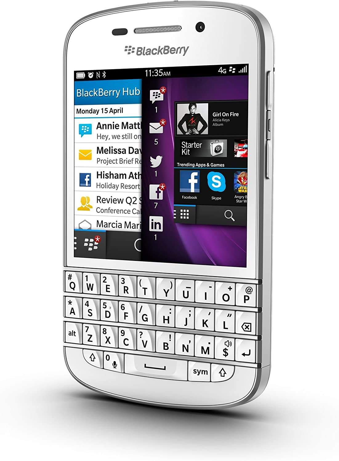Lo smartphone con tastiera QWERTY BlackBerry Q10