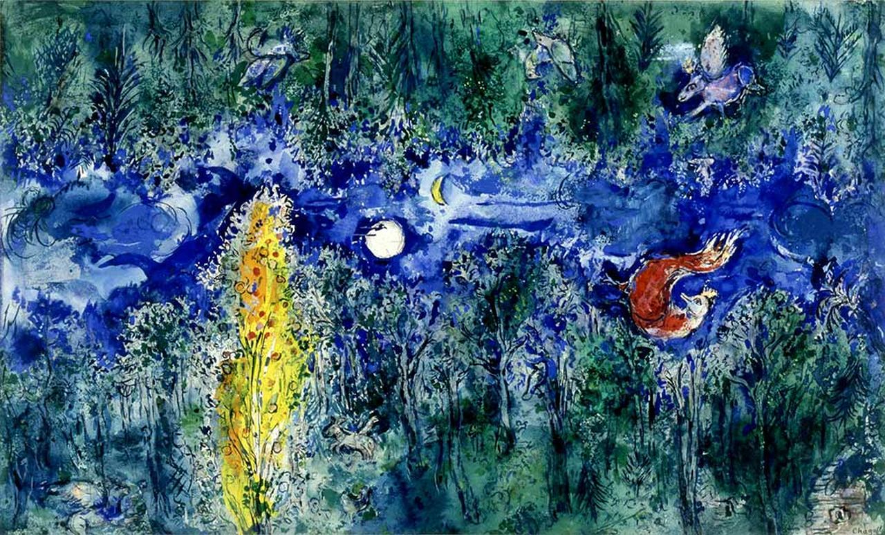 La foresta incantata di Marc Chagall
