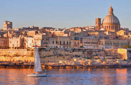 Uno scorcio de La Valletta a Malta