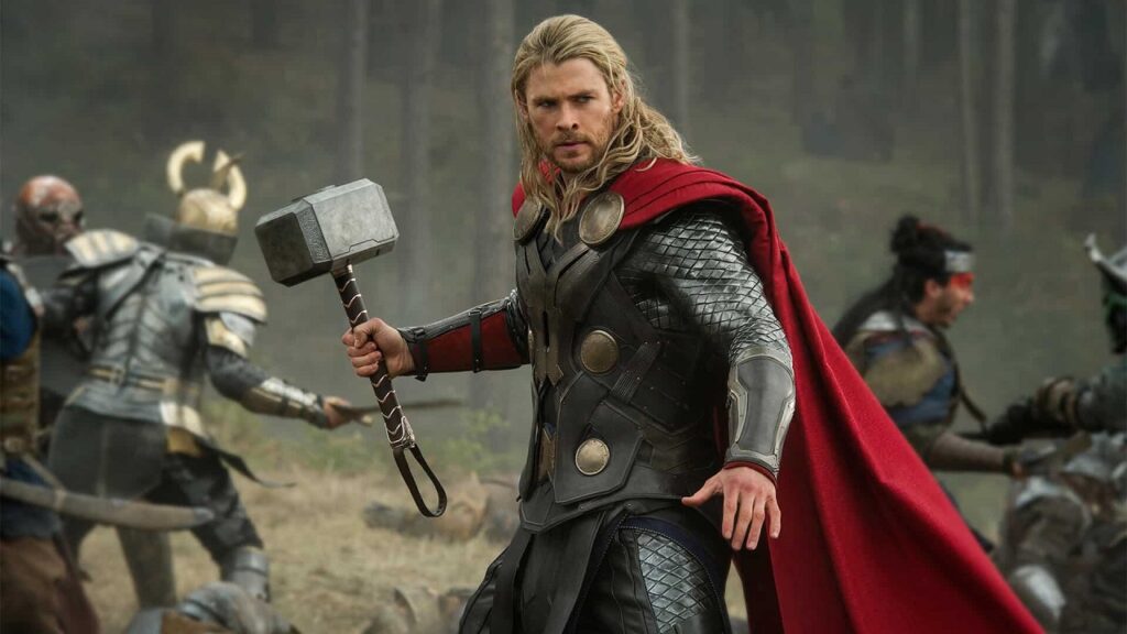 Chris Hemsworth nei panni di Thor