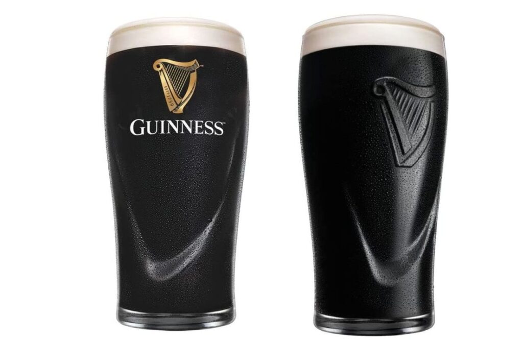 Set due bicchieri da pinta Guinness