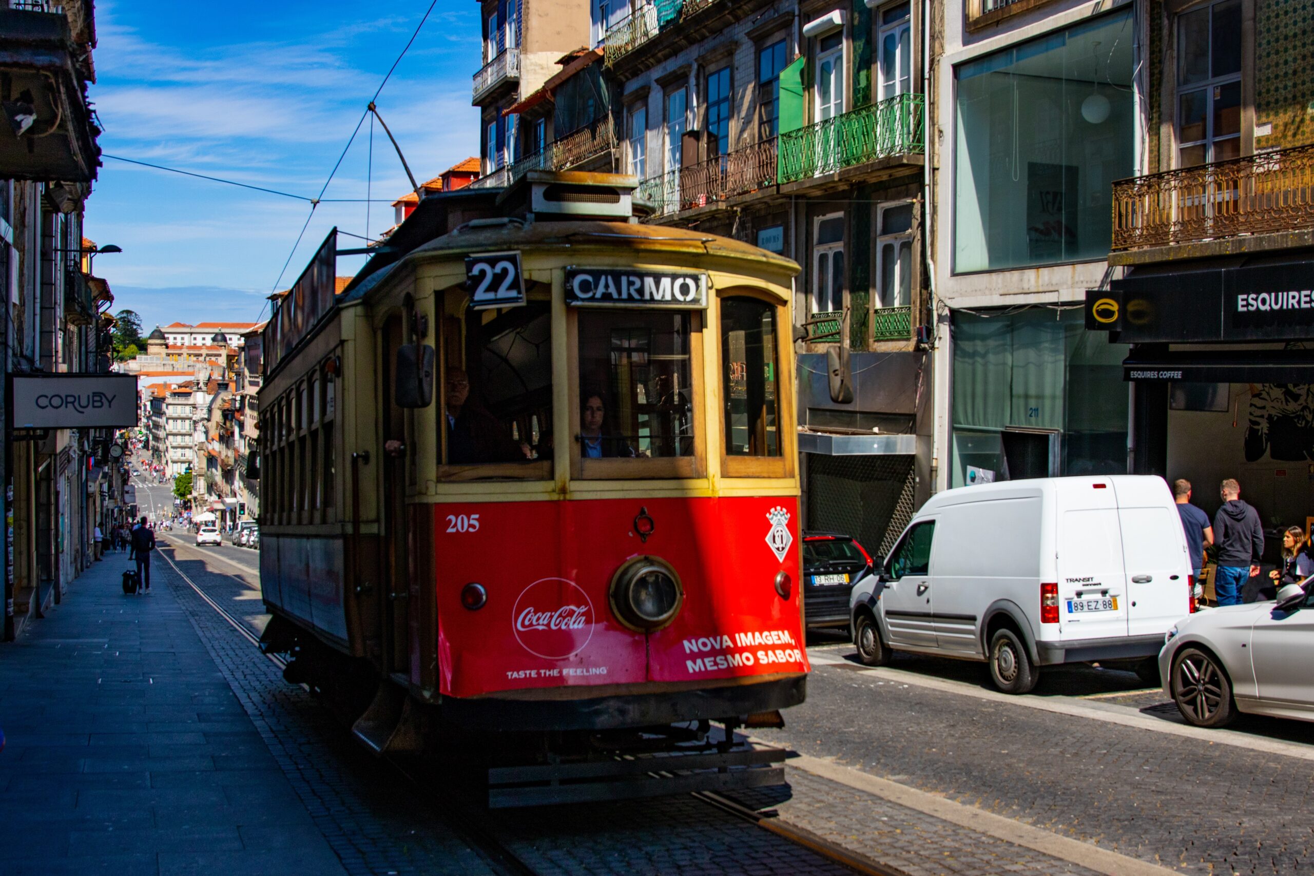 un tram a Porto