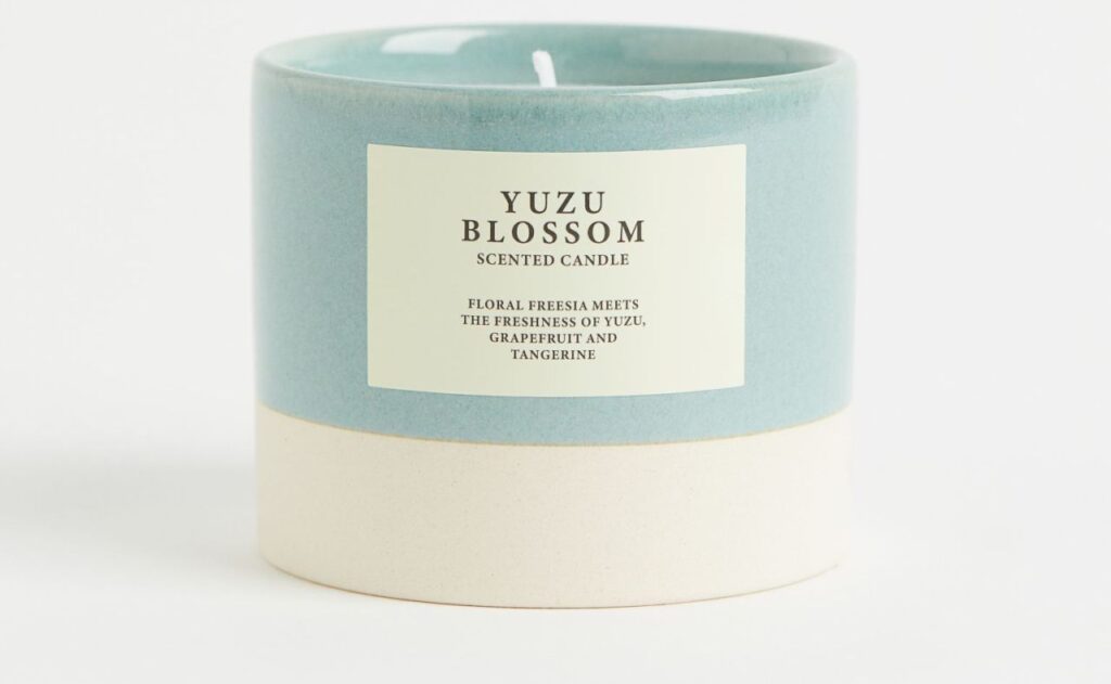 Yuzu Blossom candela H&M