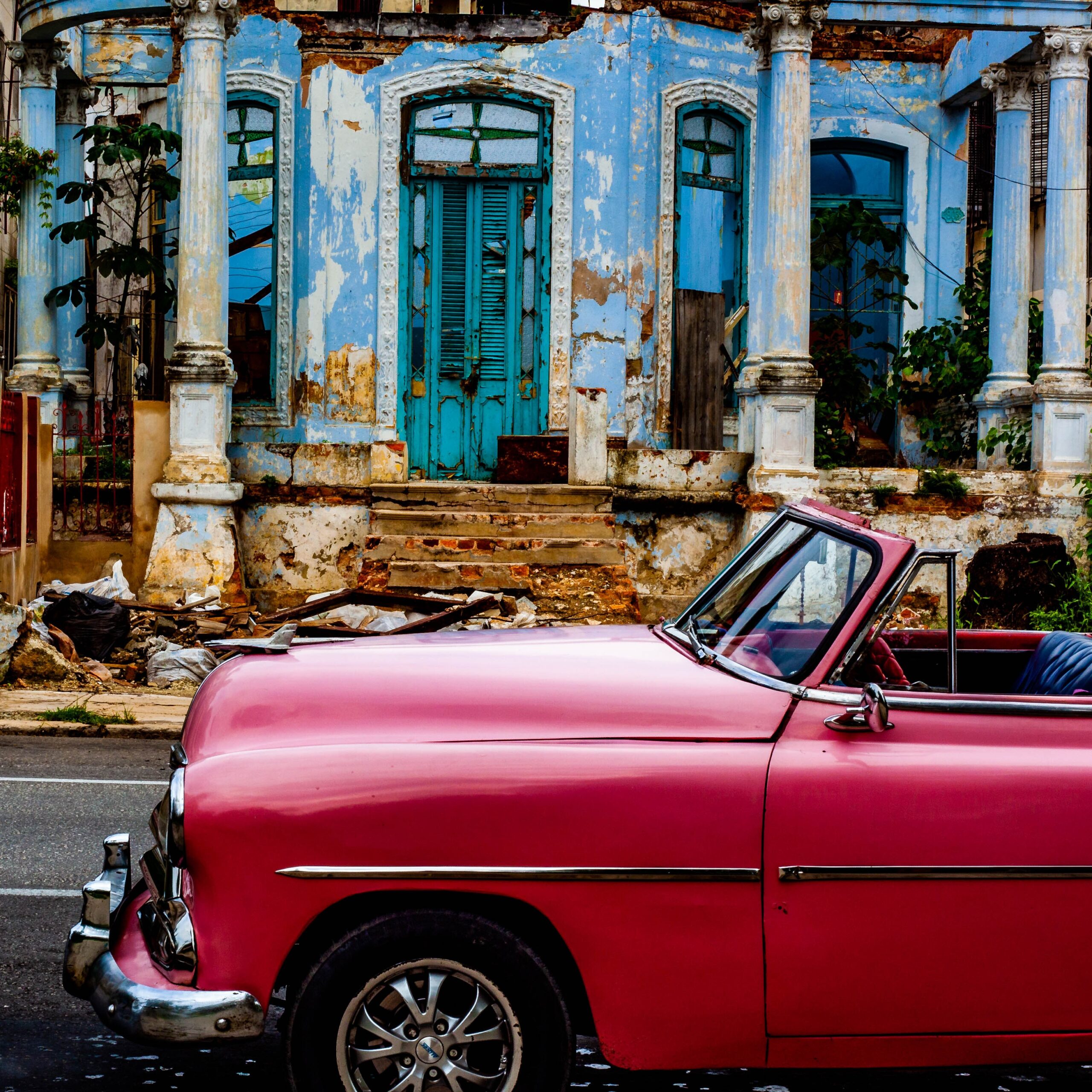 un edificio fatiscente di Cuba