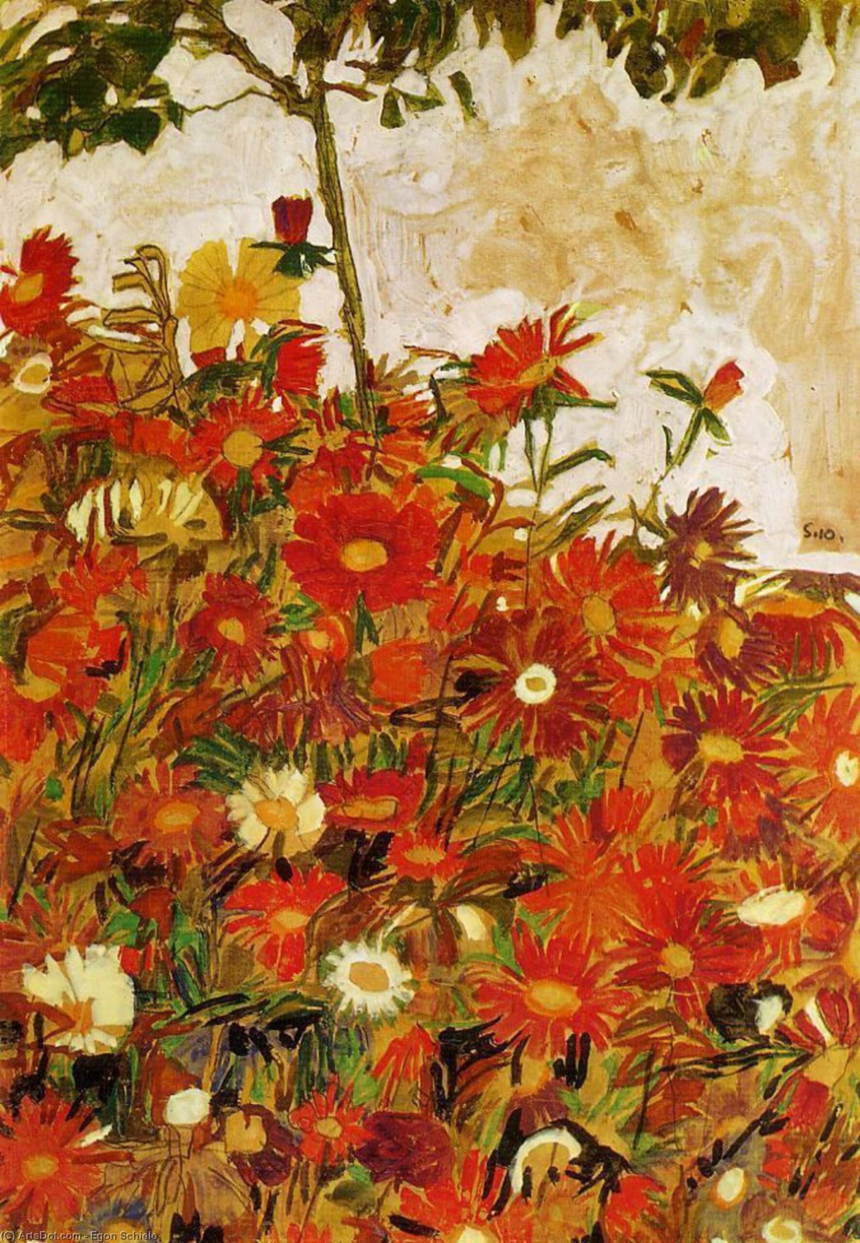 Campo di fiori - Egon Schiele