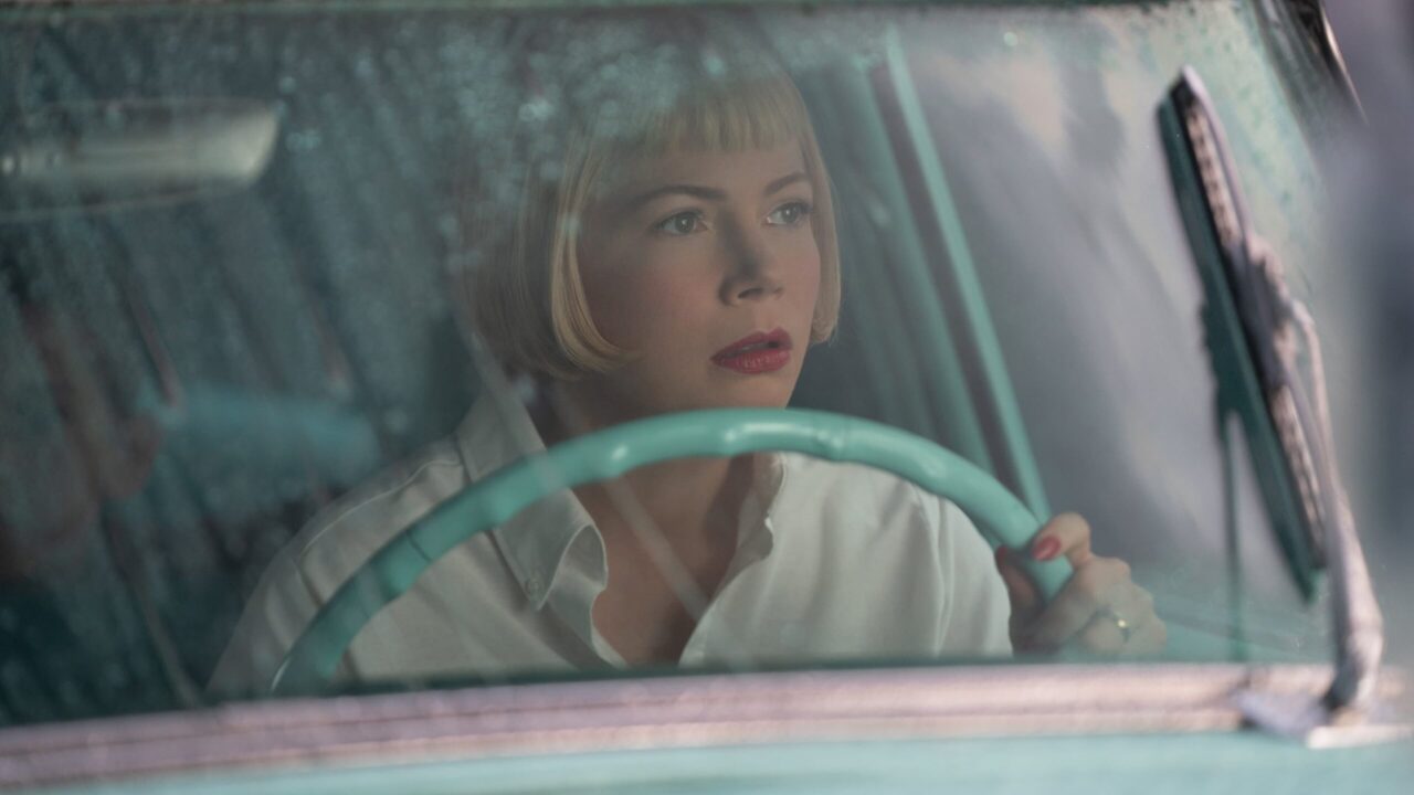 Mezzo primo piano di Michelle Williams in The Fabelmans