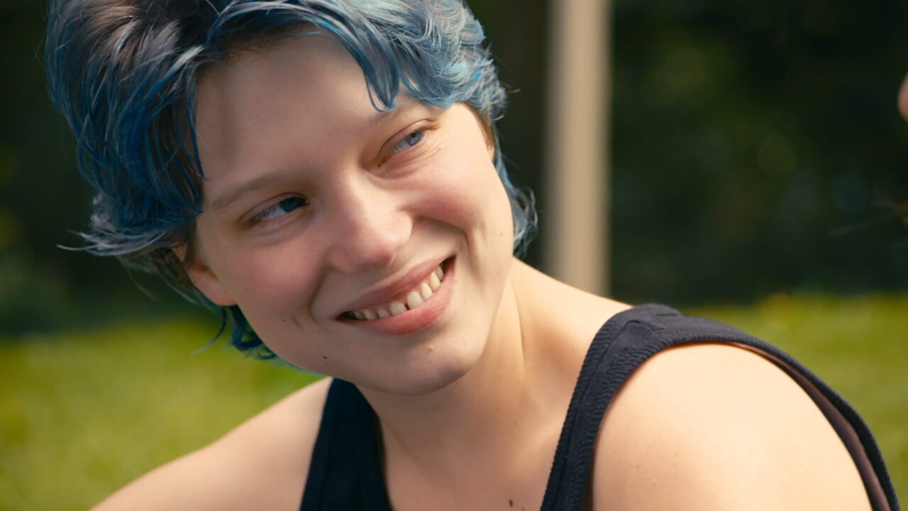 Primo piano di Léa Seydoux ne La vita di Adele