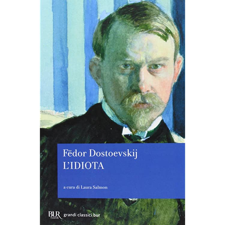 la copertina de L'idiota di Dostoevskij