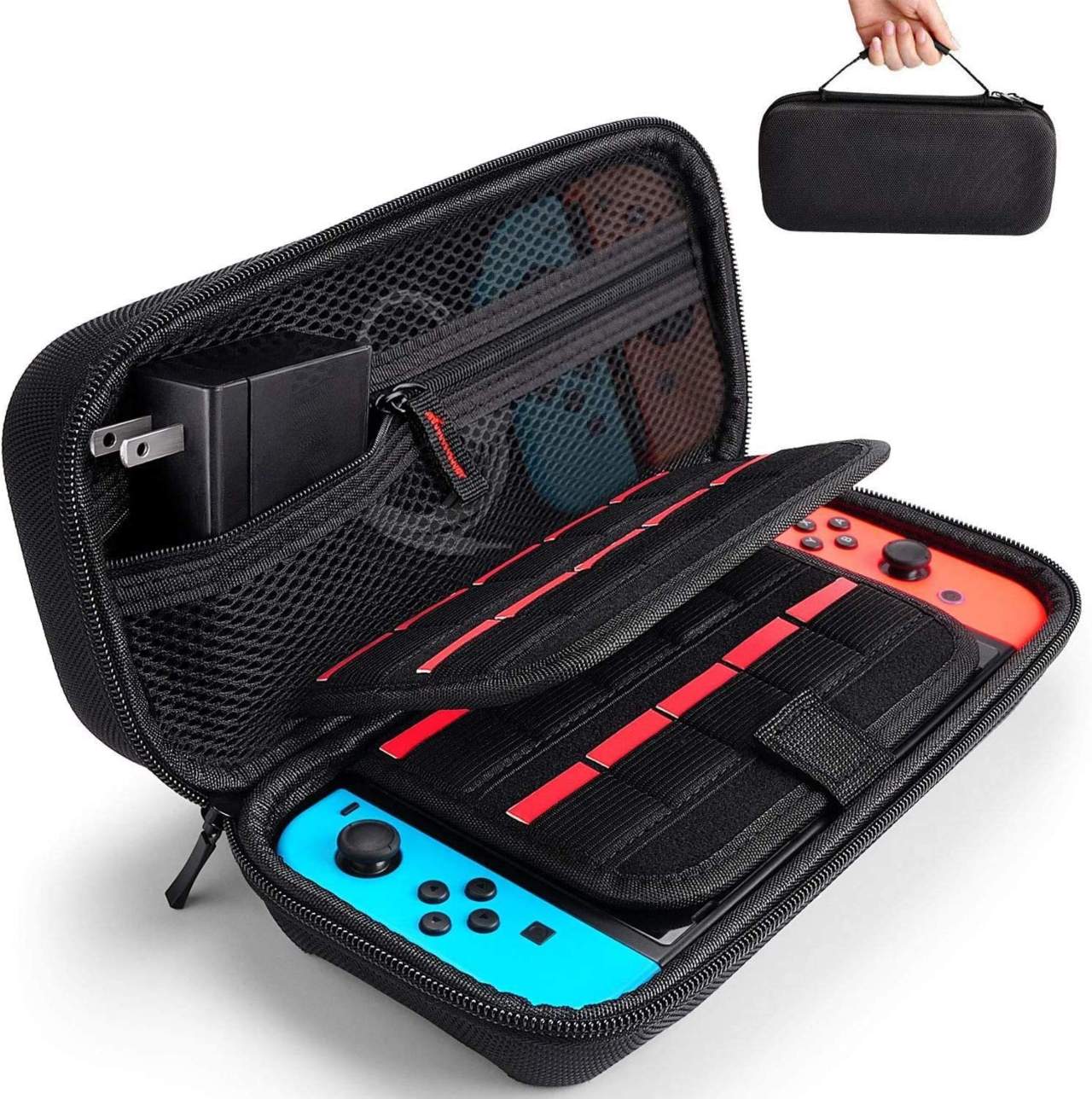 Custodia da viaggio Deruitu per Nintendo Switch