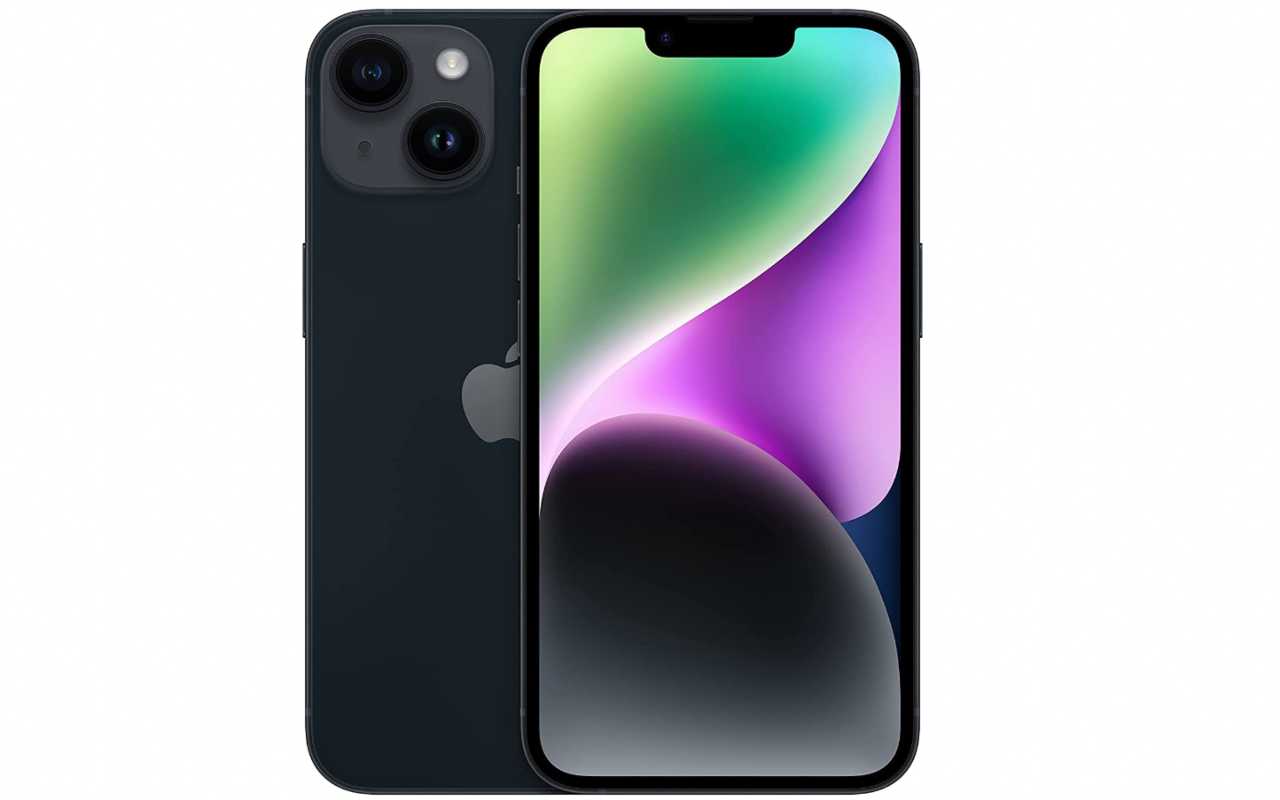 Apple iPhone 14 (128 GB) Mezzanotte