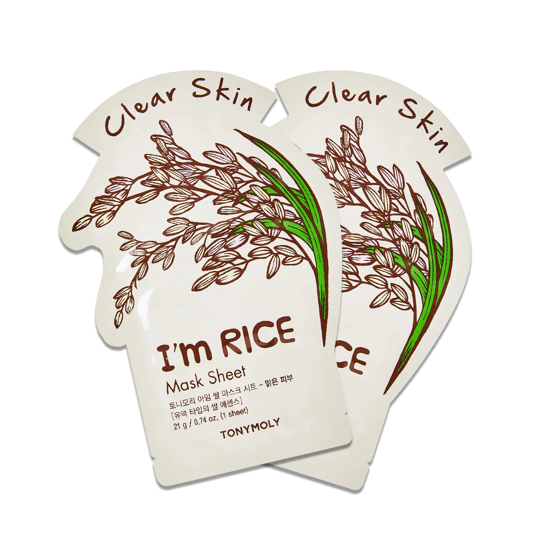 I'm real rice mask sheet clear skin - Tony Moly